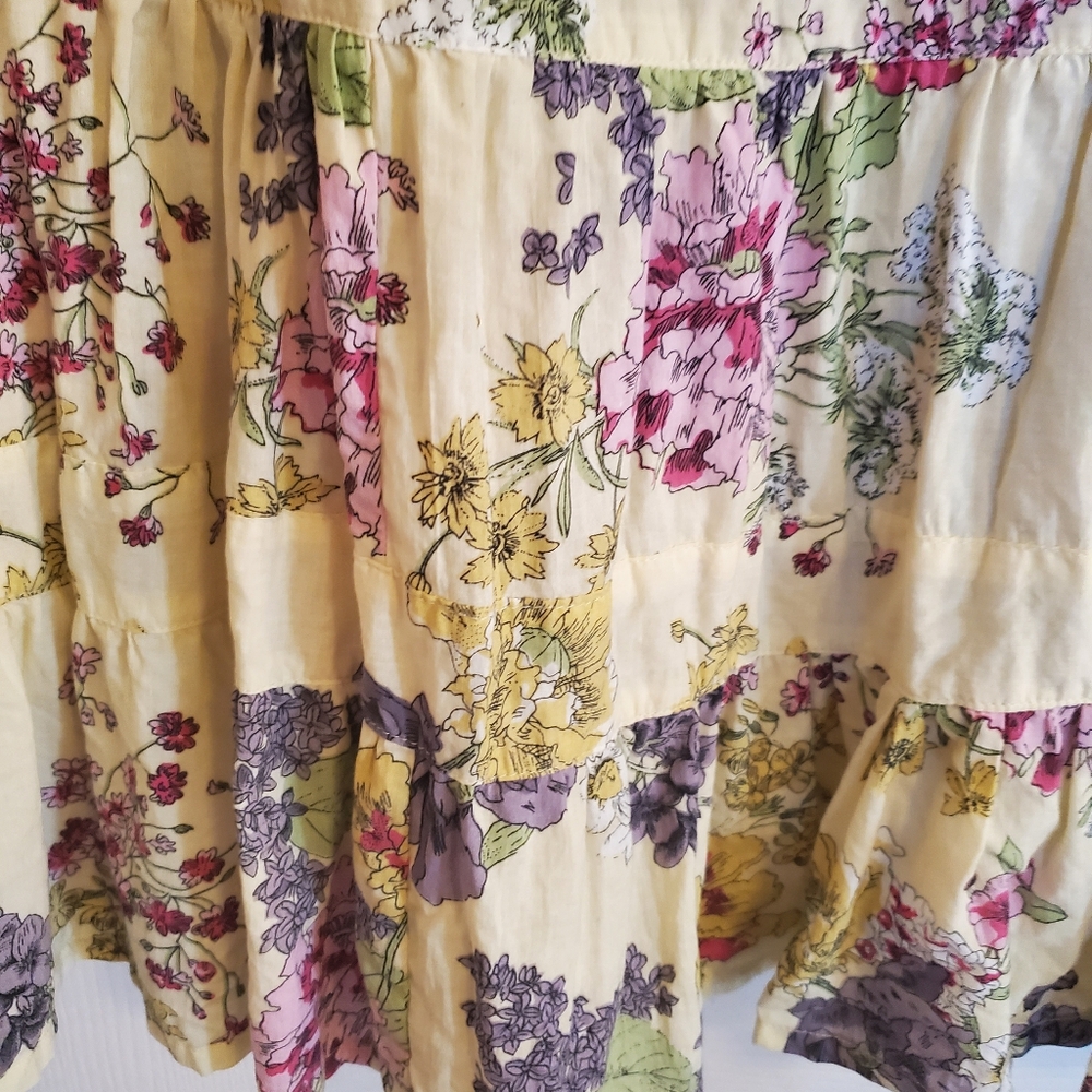H&M Floral Skirt S 8 - Picture 7 of 9